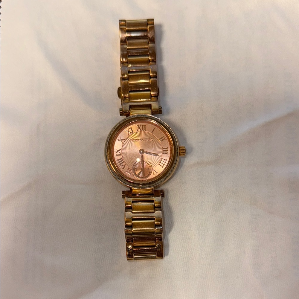 Gold and Rose Gold Watch
